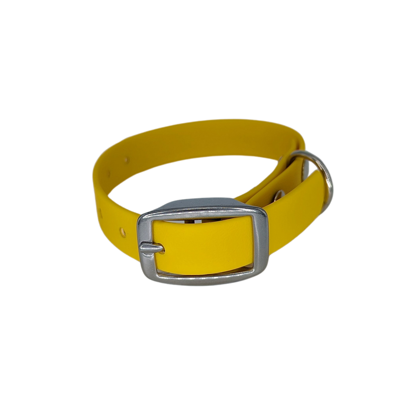 Collar biothane amarillo