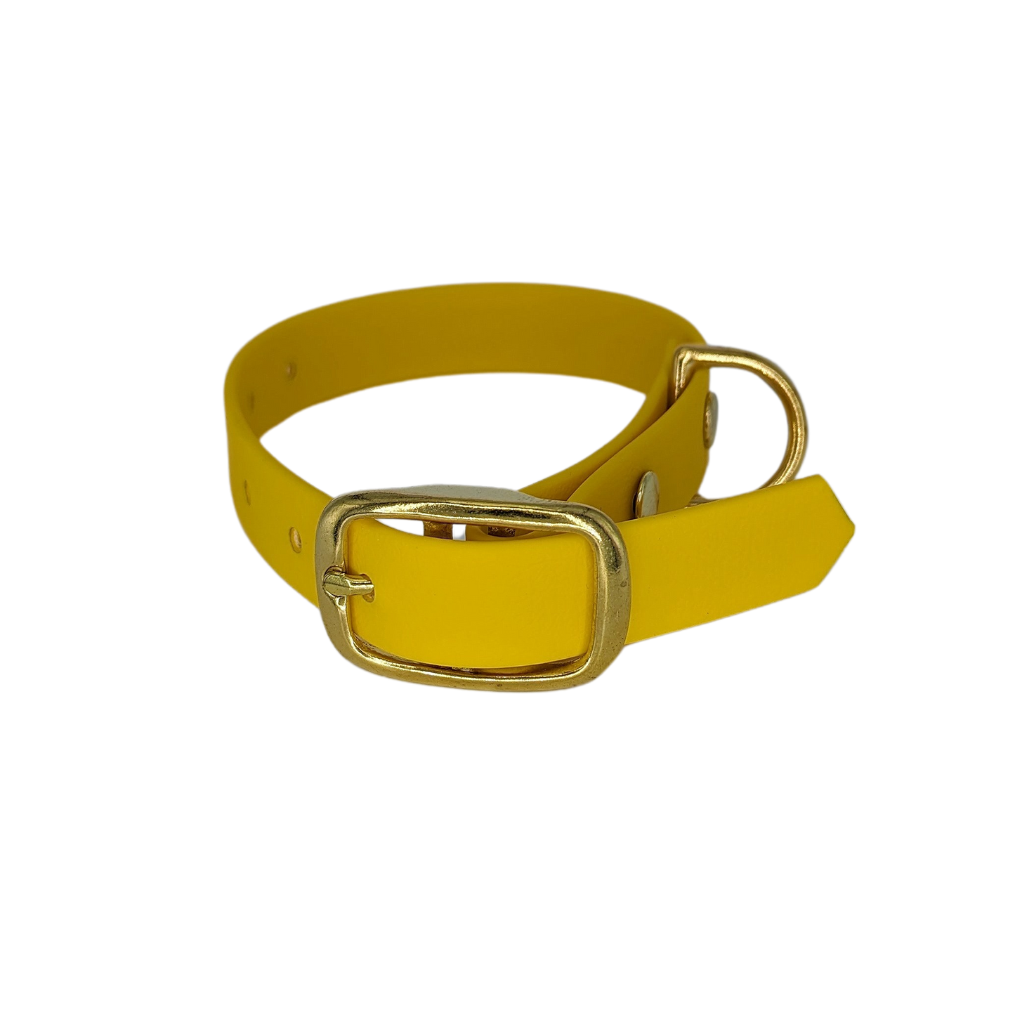 Collar biothane amarillo