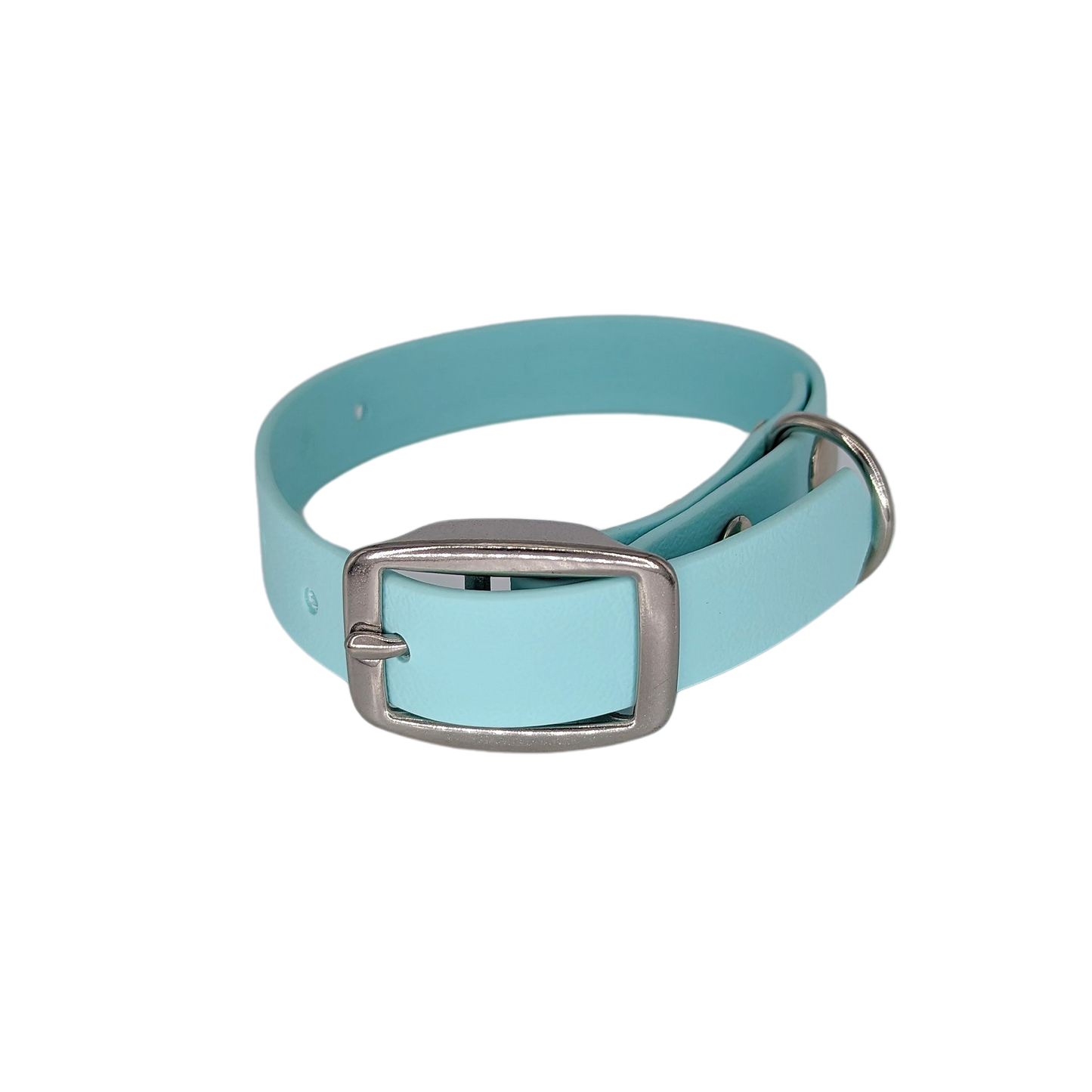 Collar biothane Azul Pastel