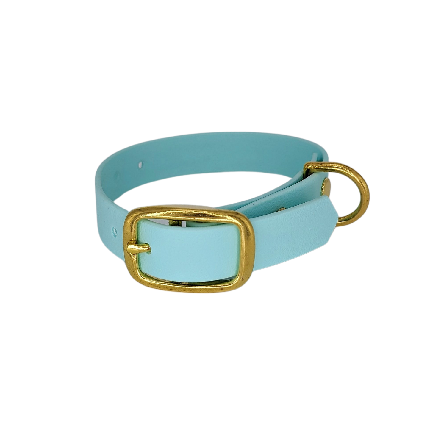 Collar biothane Azul Pastel