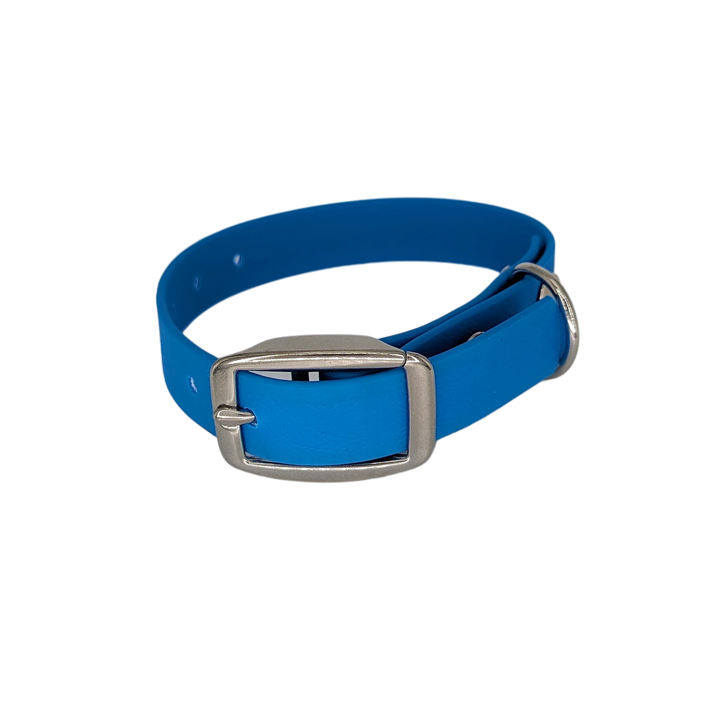 Collar biothane Azul Celeste