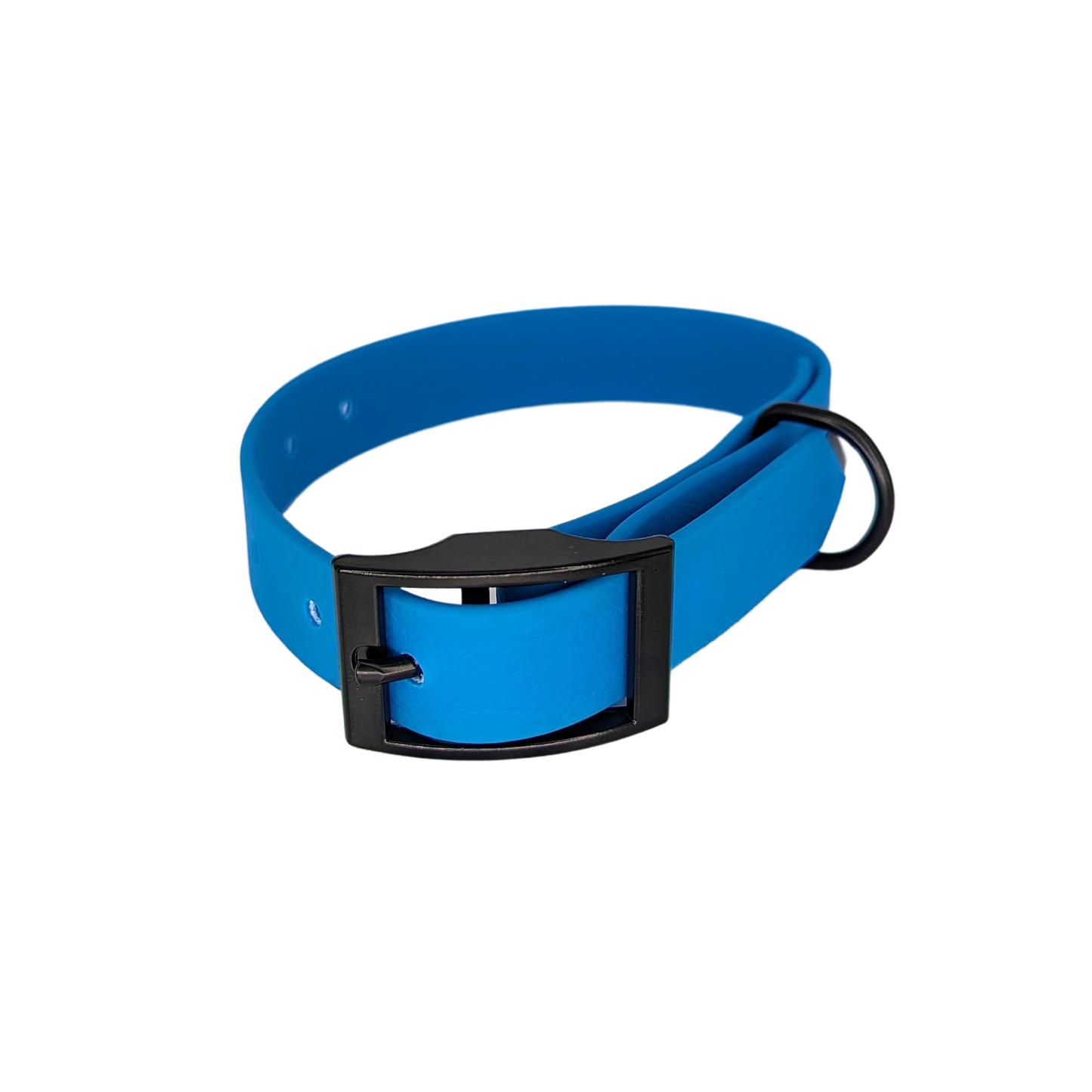 Collar biothane Azul Celeste