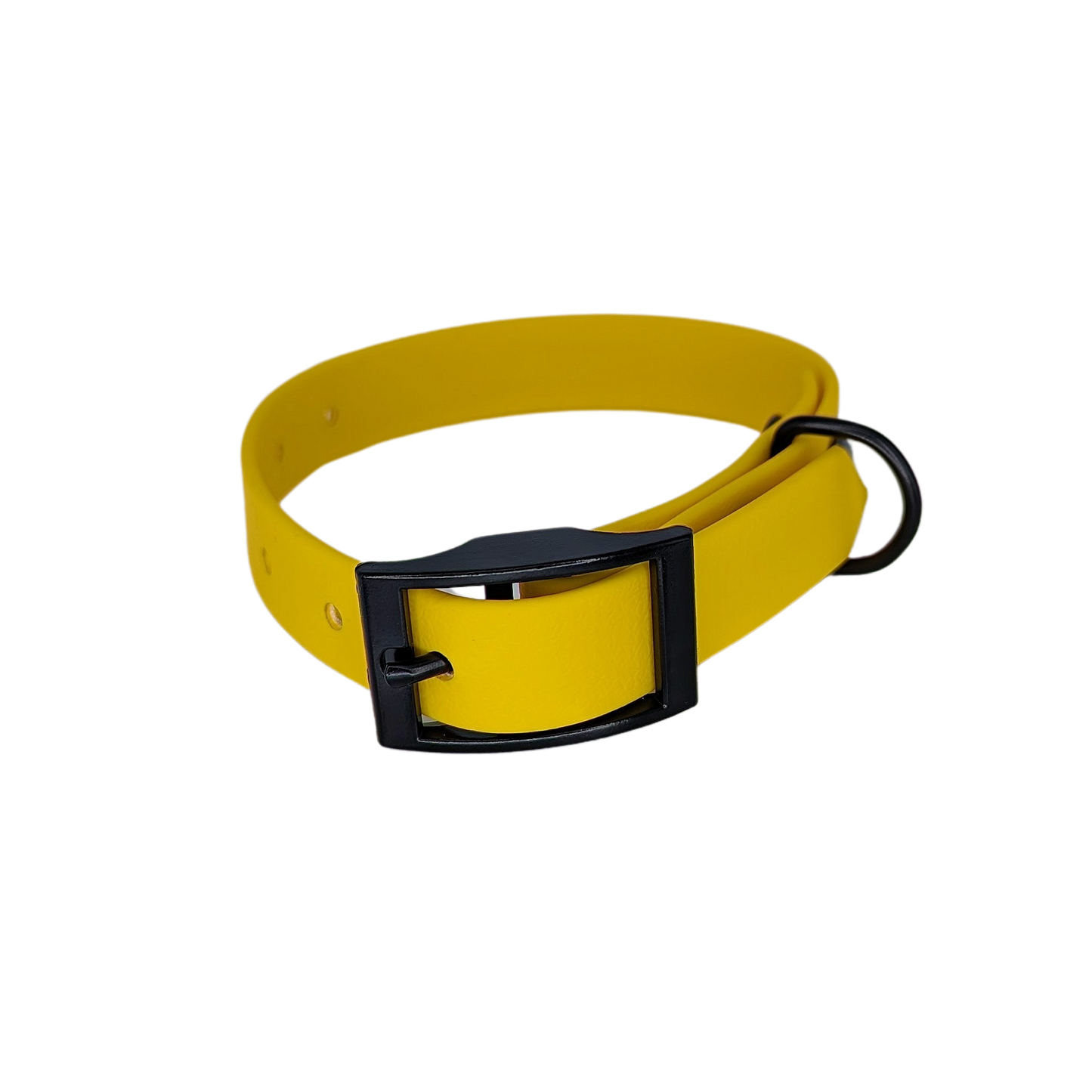 Collar biothane amarillo